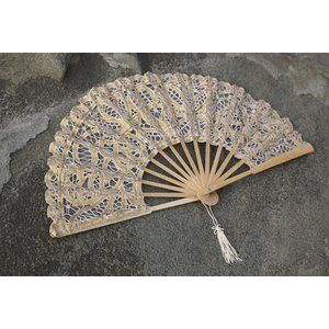 Battenberg Lace Fan