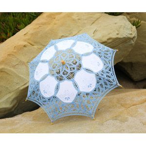 Blue Lace Parasol factory Batten burg Lace