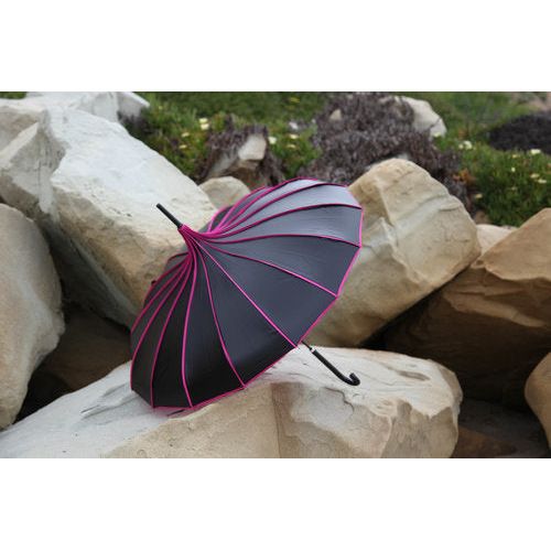 "Blacktop" Pagoda Parasol