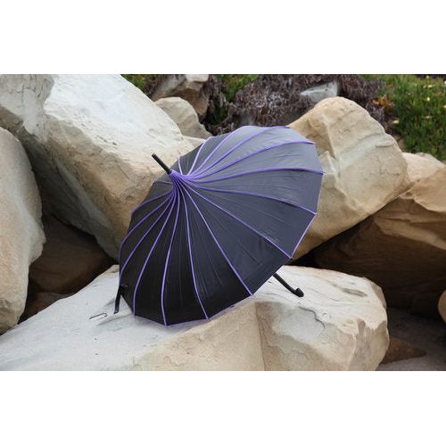 "Blacktop" Pagoda Parasol