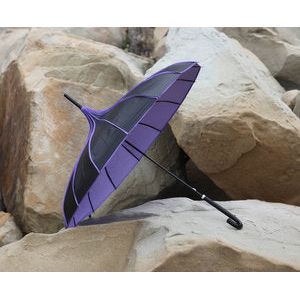 "Blacktop" Pagoda Parasol