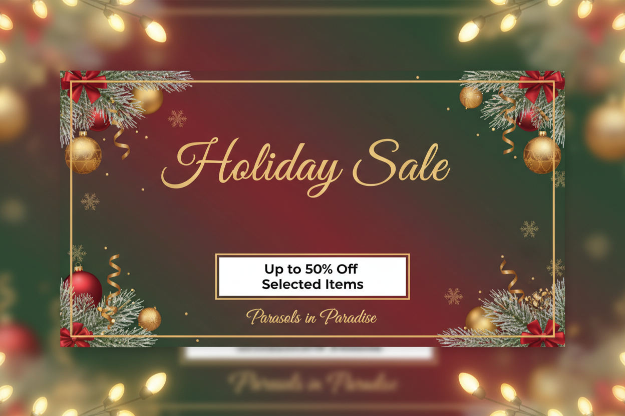 Holiday Sale Banner